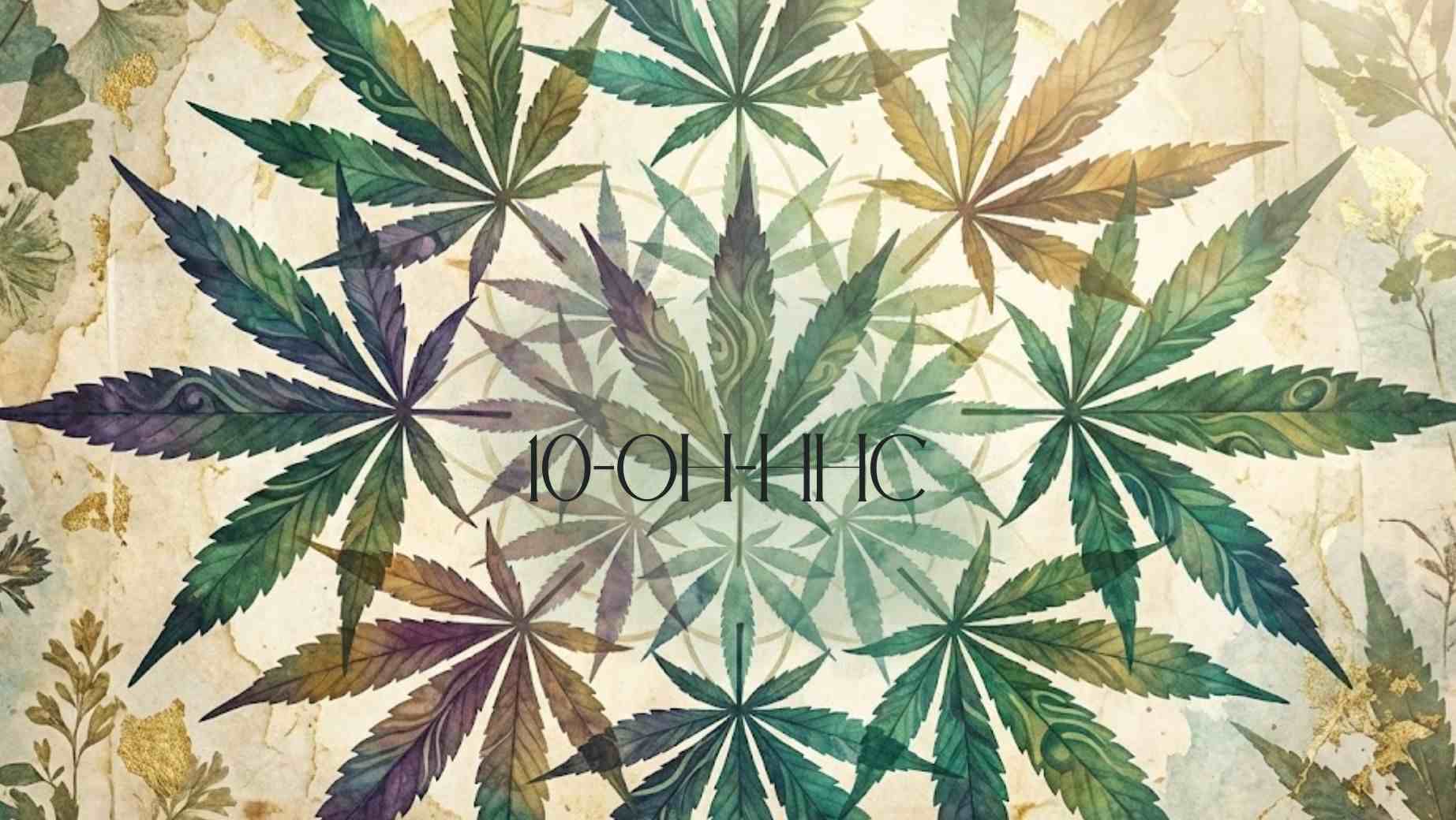 10-OH-HHC molekula illusztráció